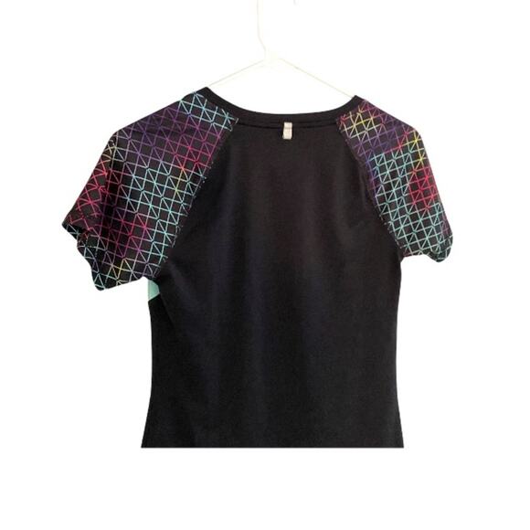 Fila Navy & Bright Teal Running Tee - Picture 5 of 7